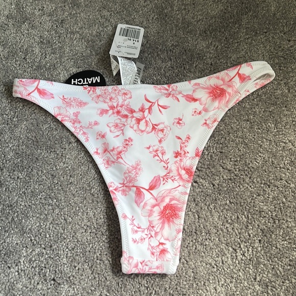 Pink Floral Forever 21 Bikini Bottoms - Picture 2 of 3